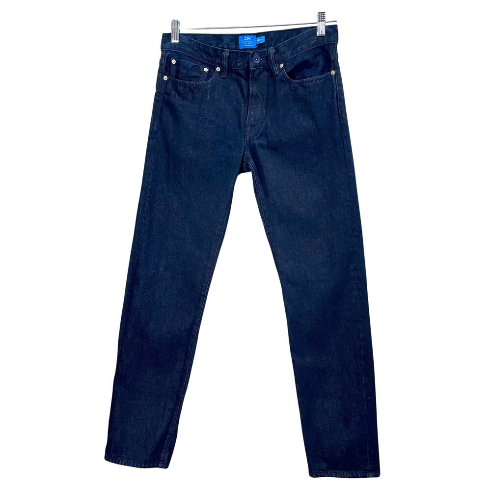 Club Monaco Slim Straight Jeans Dark Indigo Men’s Size 32x32 Actual 31x31